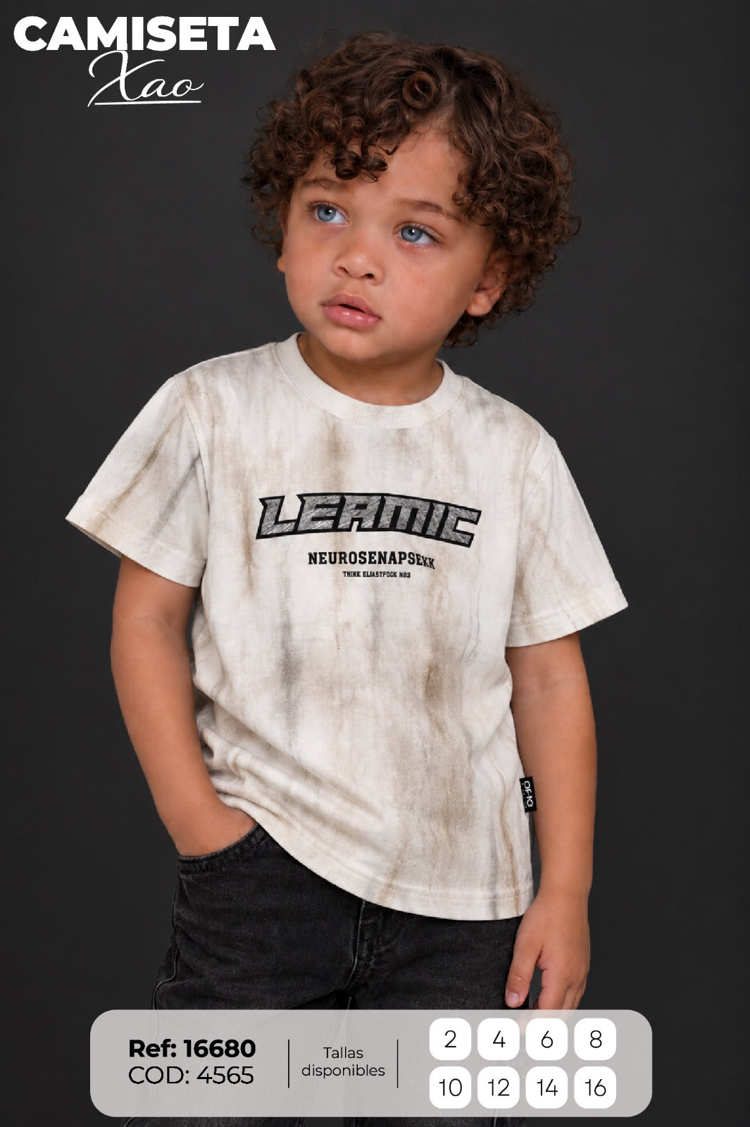 camiseta xao niño